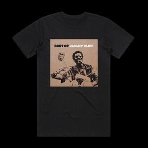 Jimmy Cliff Best Of Jimmy Cliff Album Cover T-Shirt Black